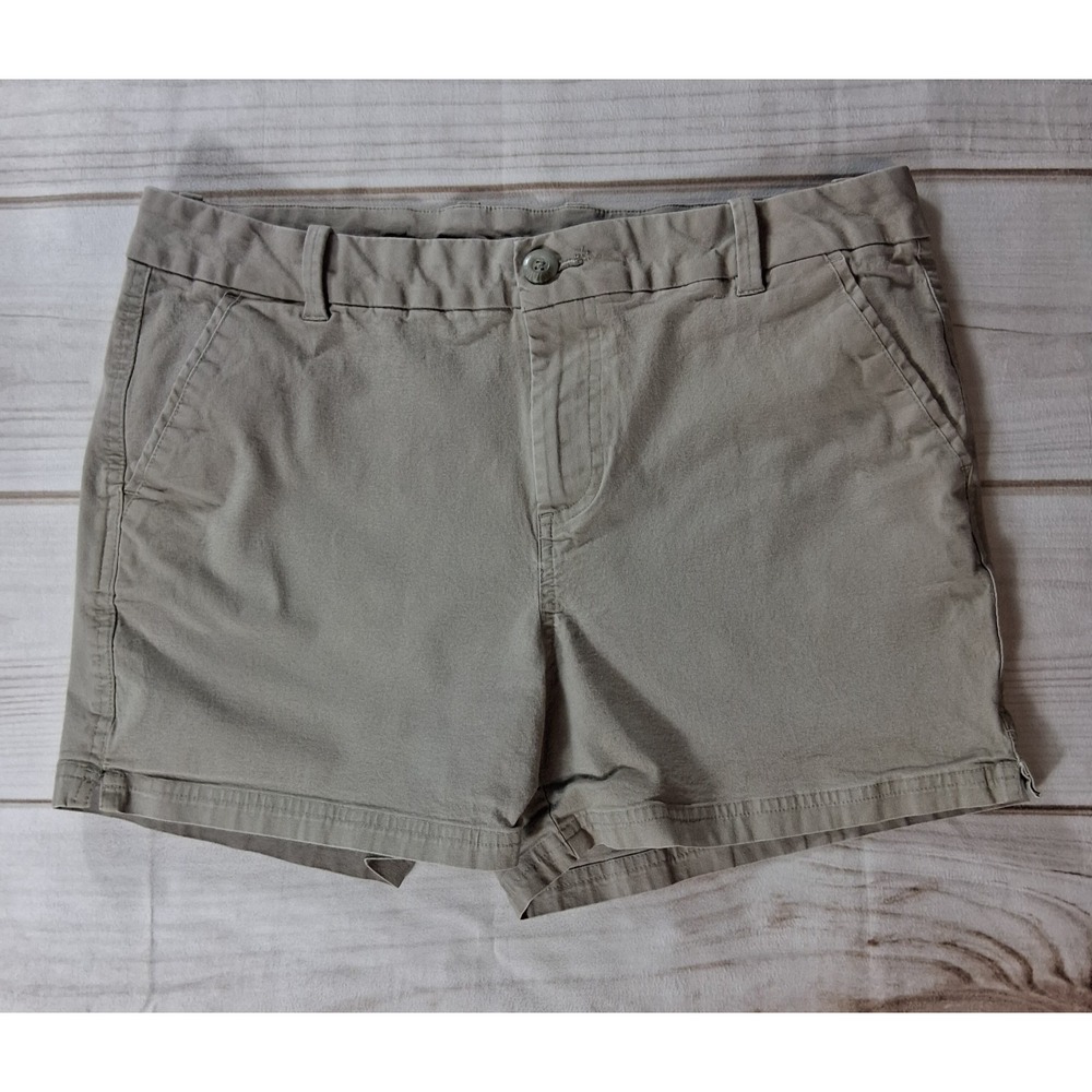 Columbia PFG Shorts Women's Size 10 Khaki Chino Stretch Fishing Outdoor Short